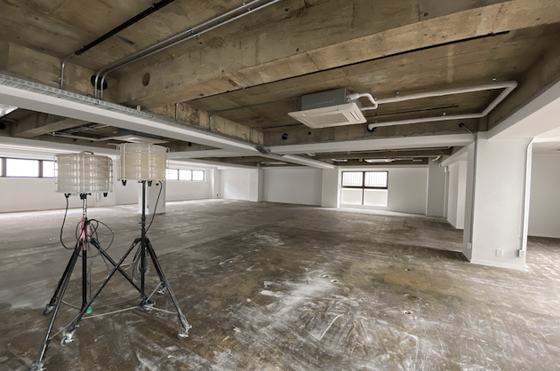 池尻大橋、元音楽学校のリノベワンフロアを居抜きで