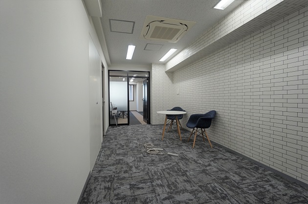 日本橋のセットアップオフィスの室内