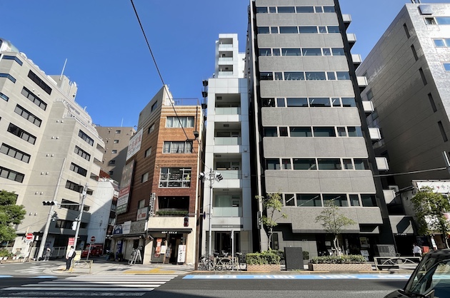 小伝馬町のセットアップオフィスの外観