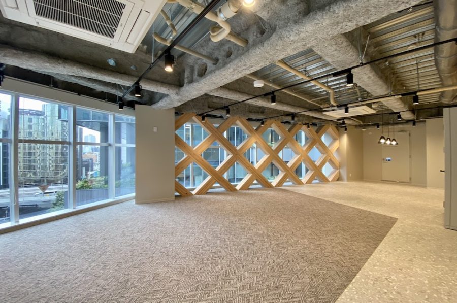 渋谷道玄坂のセットアップオフィスの間取り図