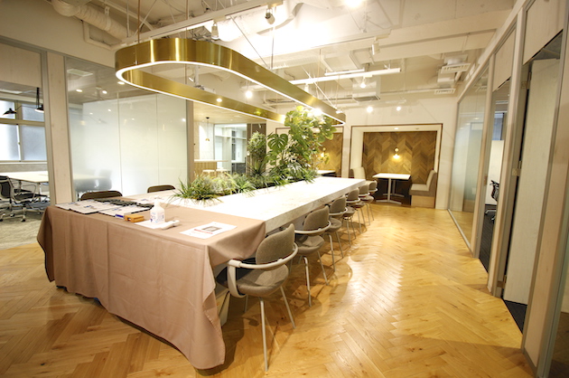 神田のセットアップオフィスの外観