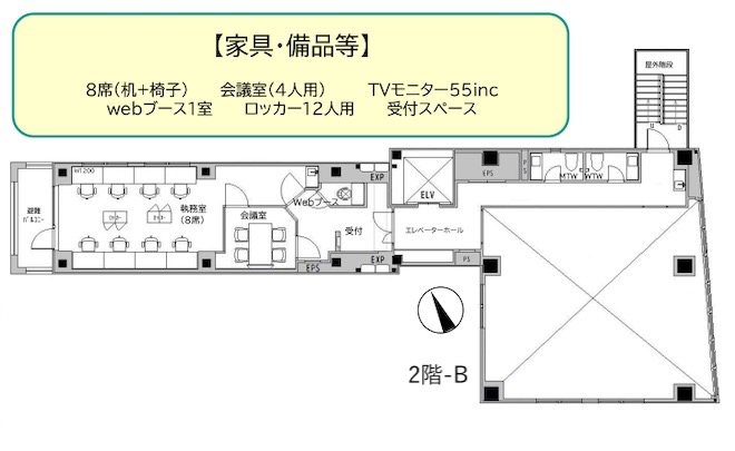 小伝馬町の物件の間取り図