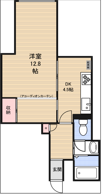 三田の物件の間取り図
