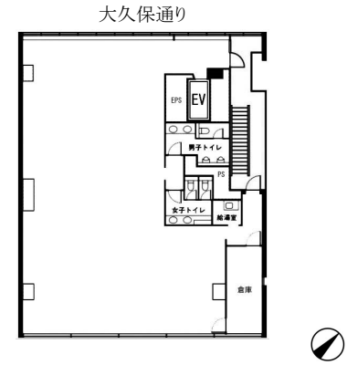 牛込神楽坂の居抜きオフィスの室内