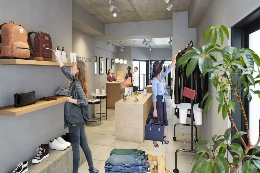 アンドネイバー中目黒 サービス店舗レイアウト図