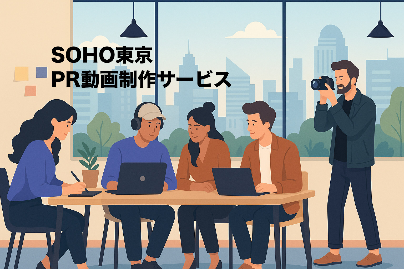 SOHO東京ご利用者様限定：PR動画制作サービス