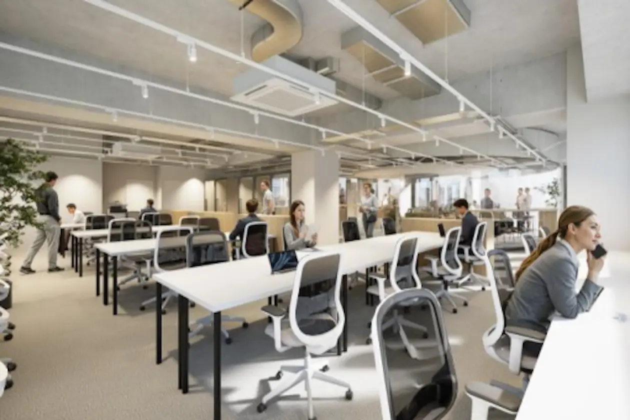 築地3分、円形ラウンジ付セットアップオフィス 室内