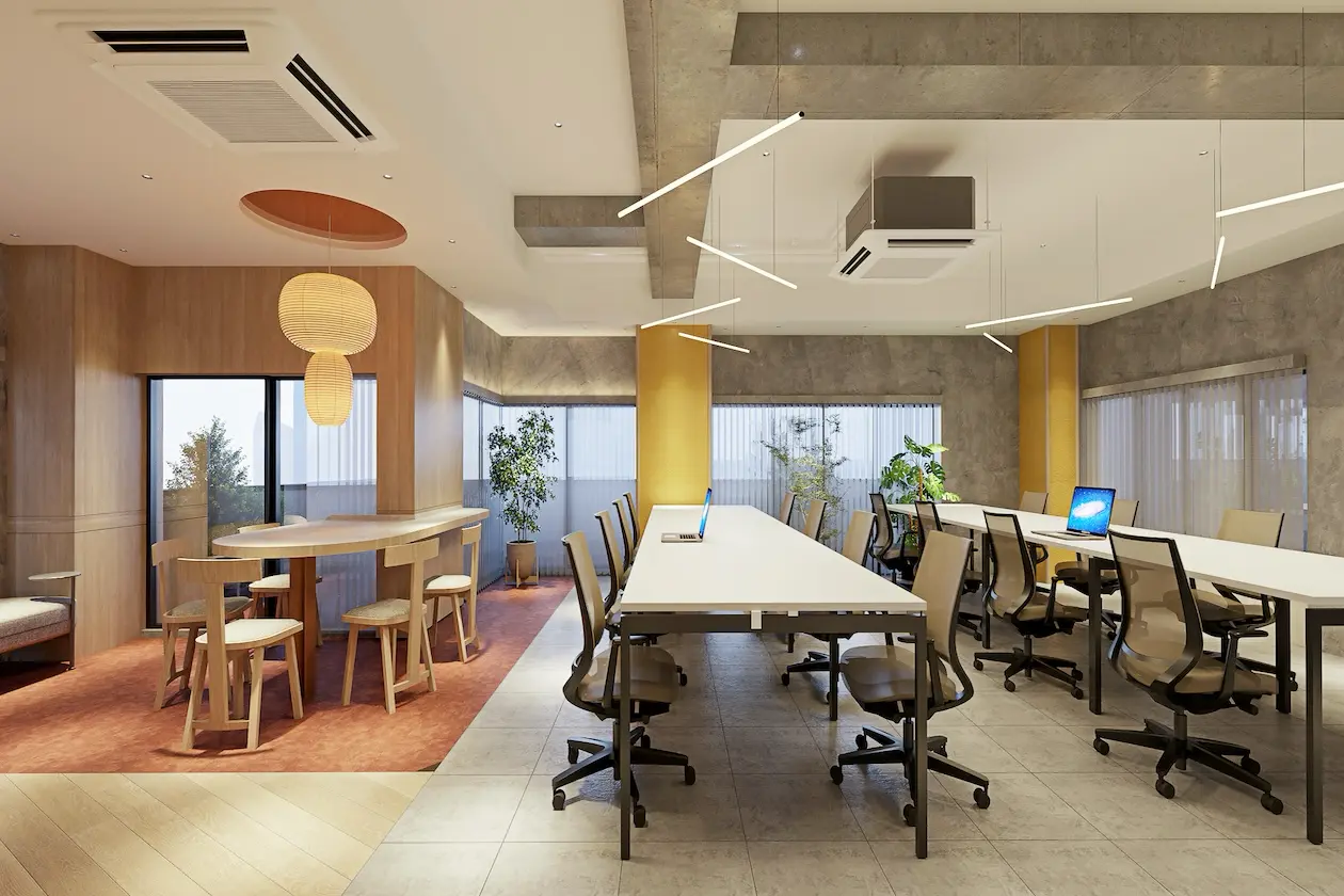 五反田、テラス付上質デザインのセットアップ