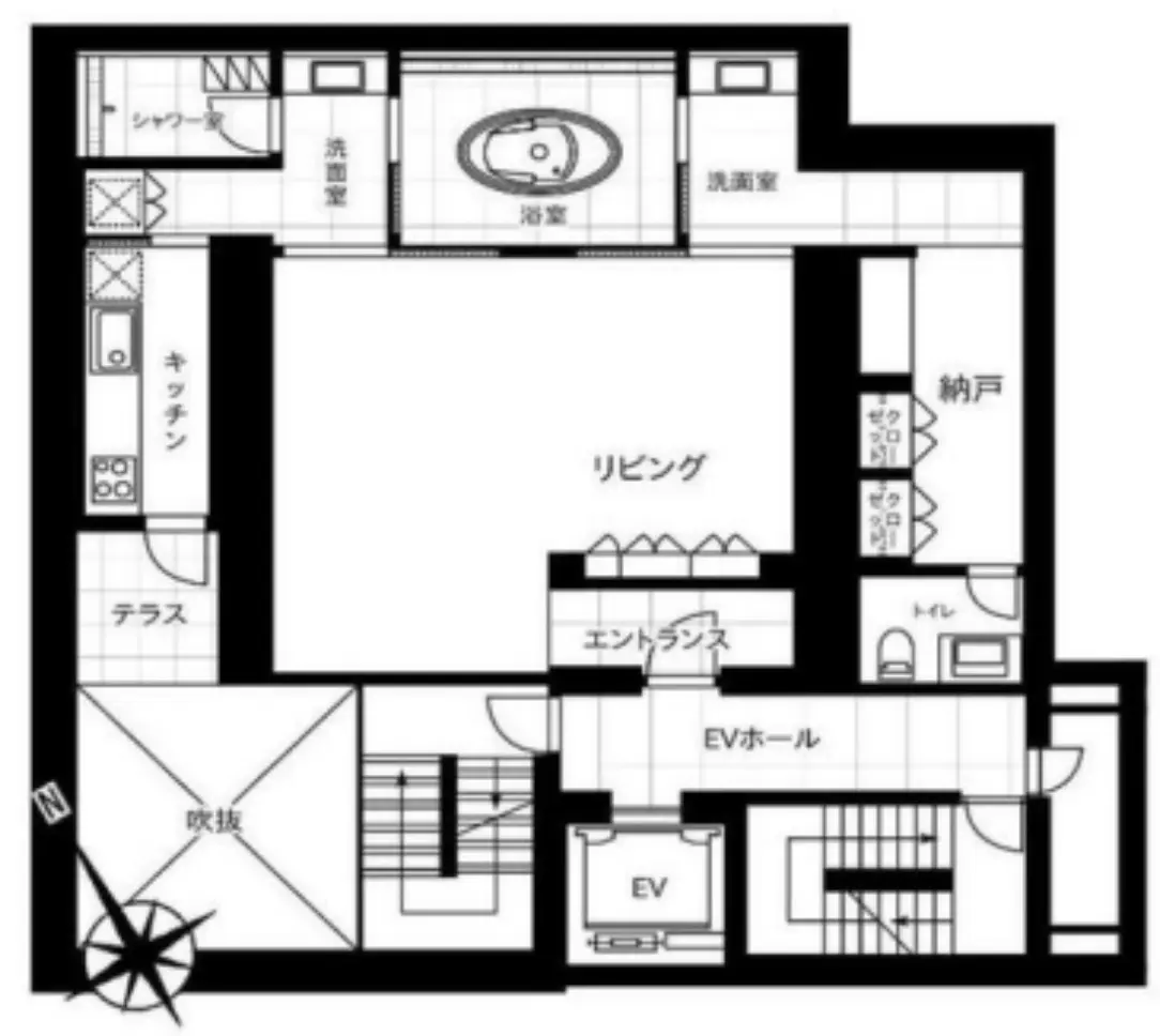 恵比寿、ホテルライクな大人のSOHO拠点 募集図面