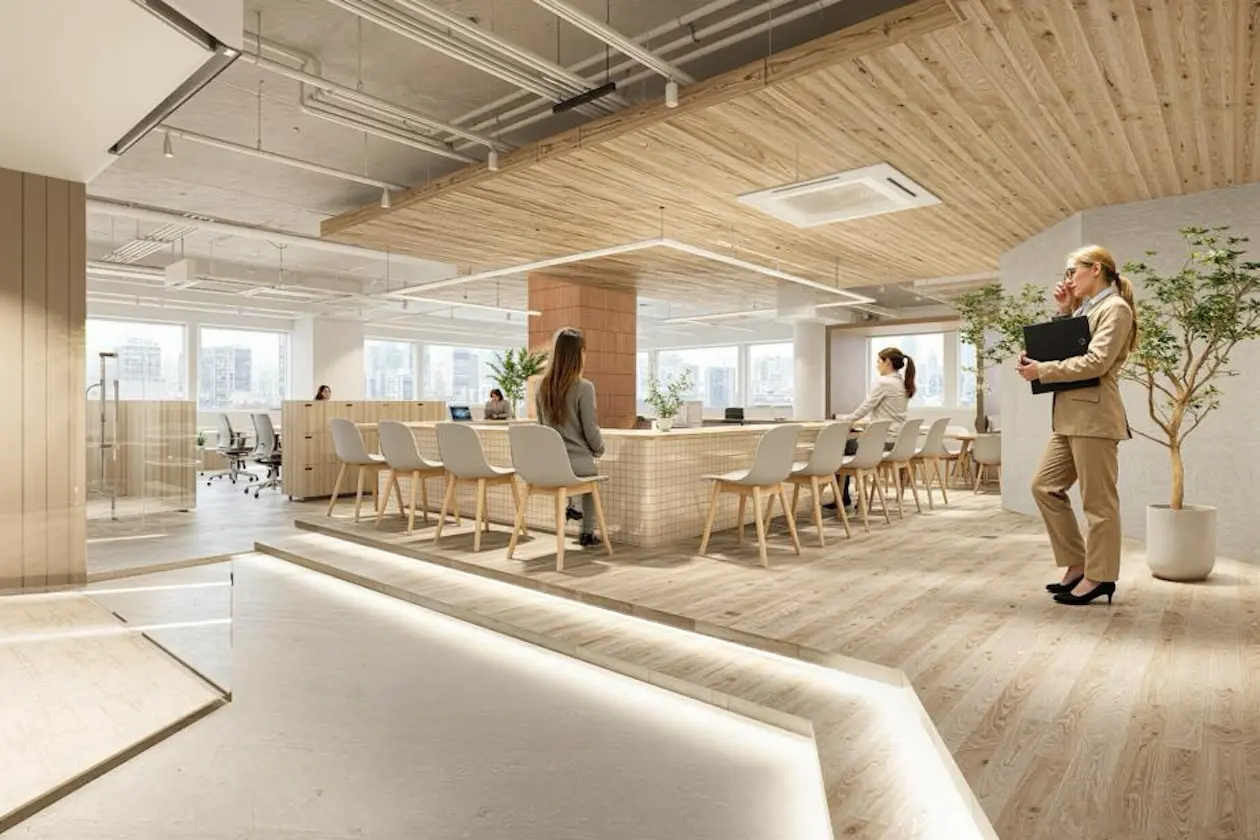 東銀座、二つの顔を持つセットアップ空間 室内