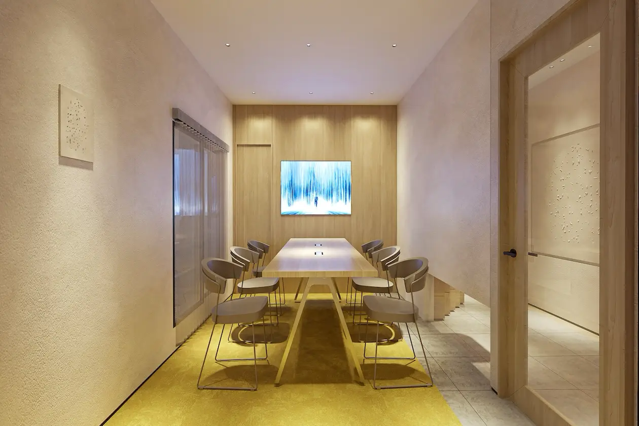 五反田、テラス付上質デザインのセットアップ 室内