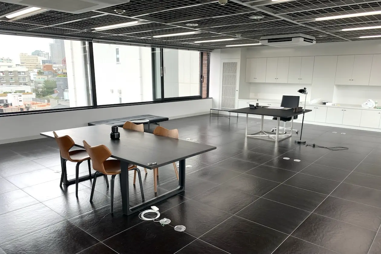 代官山 事務所 室内 収納 OAフロア