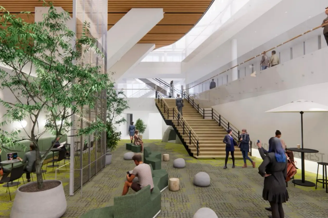 目黒、大きな変革期を迎えるタワーオフィス 室内