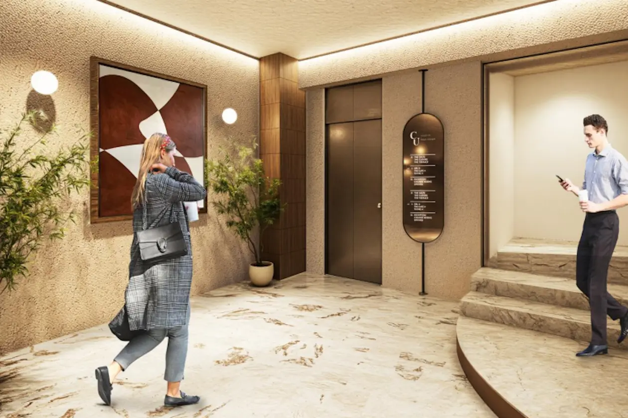 築地3分、円形ラウンジ付セットアップオフィス 室内