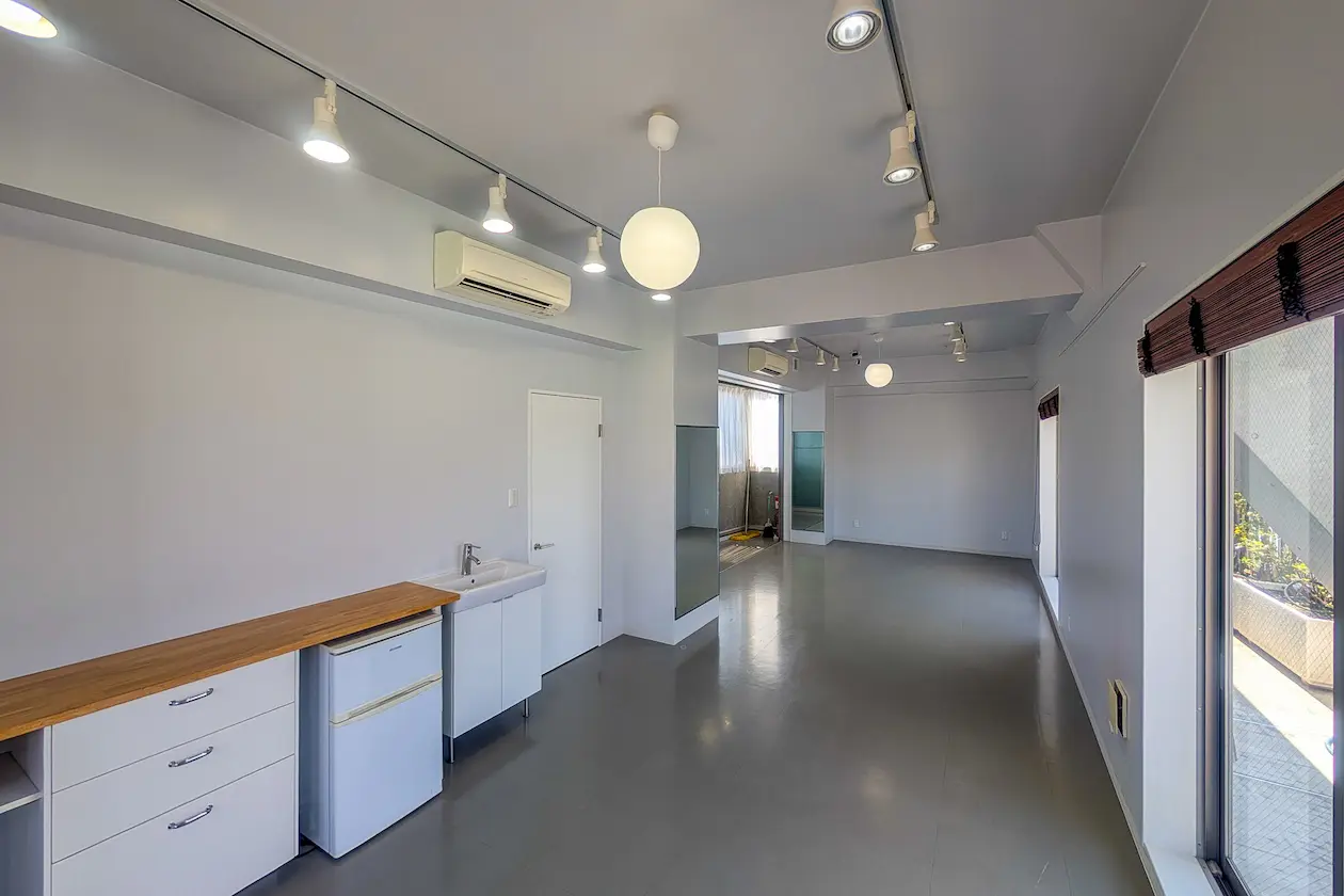 表参道オフィス キッチン付きワンフロア空間