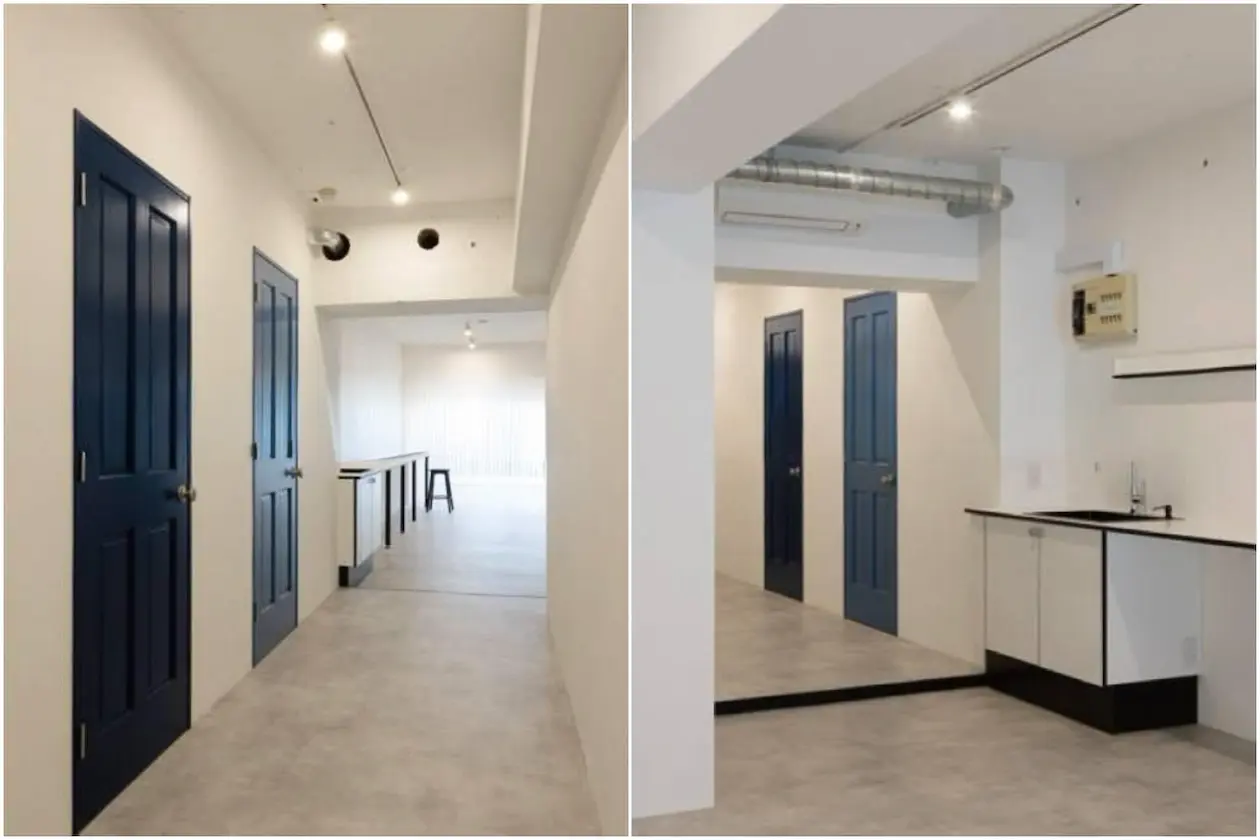 南青山 賃貸オフィス カウンター 洗面スペース