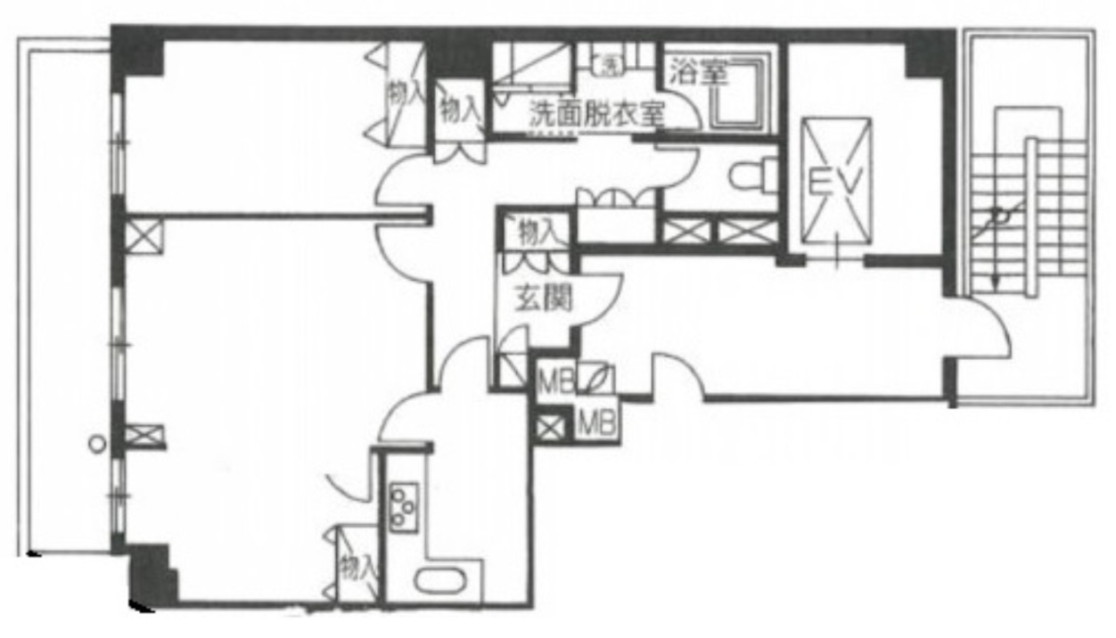 恵比寿駅4分、重厚なRC造オフィス会議室付き 室内