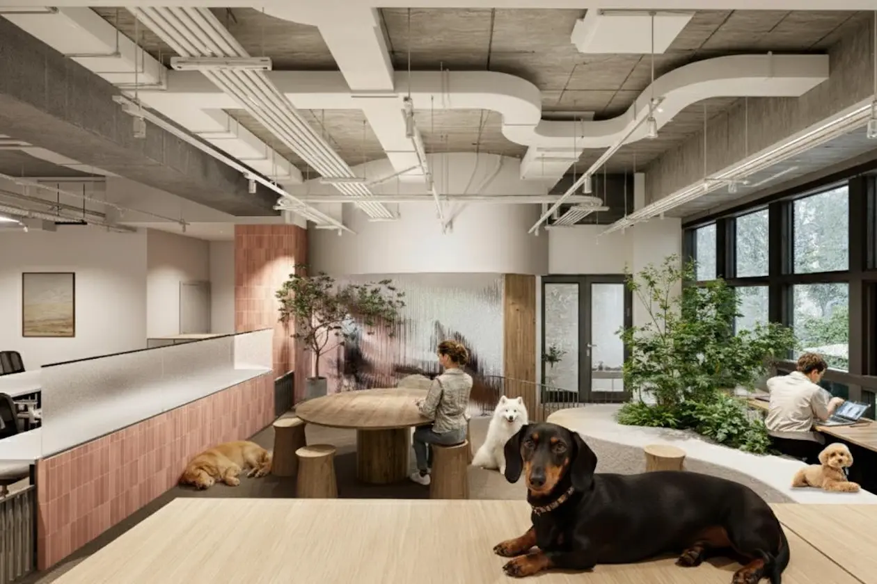 新富町1分、愛犬と働くセットアップオフィス