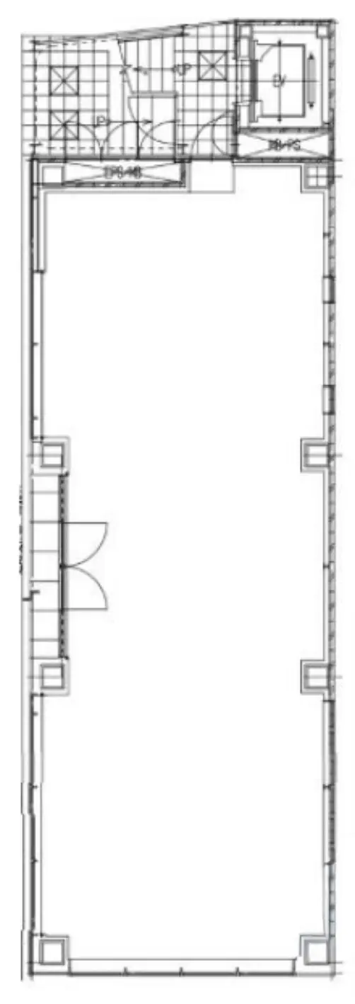 恵比寿、居抜き相談可の1階路面店区画 募集図面